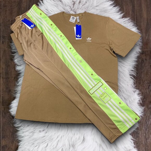 NWT 2 PC ADIDAS ORIGINAL TSHIRT TRACK PANTS MATCHING SET SIZE XL BUNDLE - Picture 5 of 6